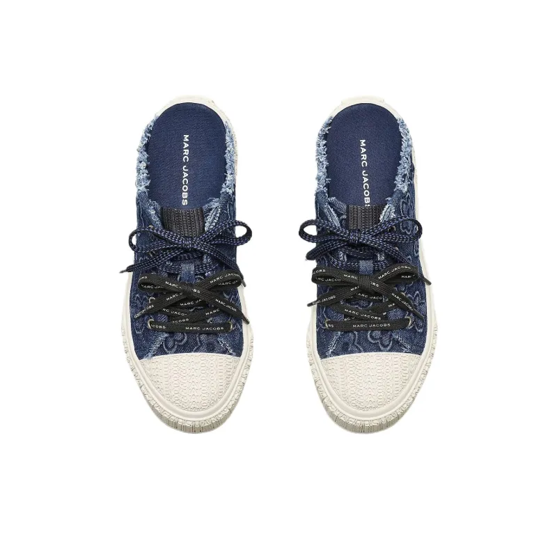 MARC JACOBS Daisies Slip Resistant Closed Toe Slippers 3.5cm Women's Blue-4