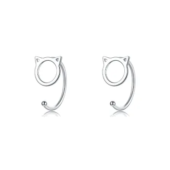 AIDIER 999 Fine Silver Stud Earrings Women's