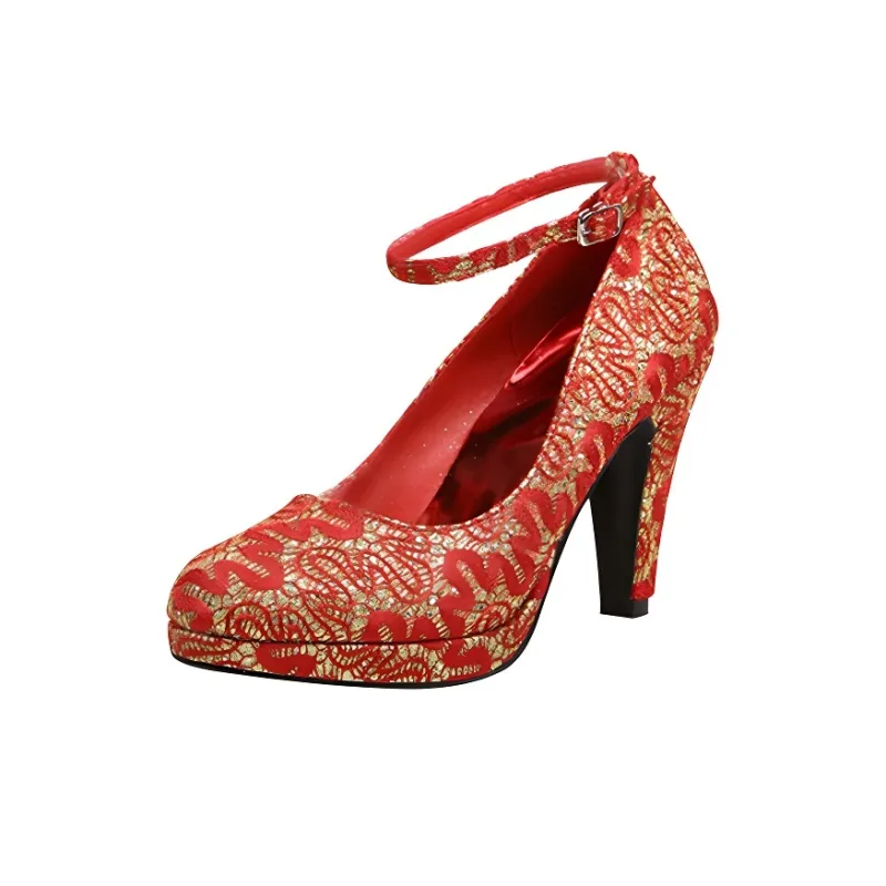 MCKP Chunky Heel High Heels Women's-0