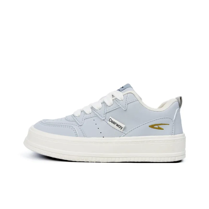 DEERWAY Wear resistant, Lightweight, Breathable, And Non slip. Low Top Casual Shoes Women's Blue-0