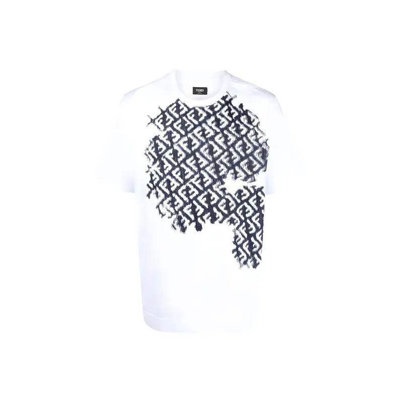 FENDI T Shirts Men White-0
