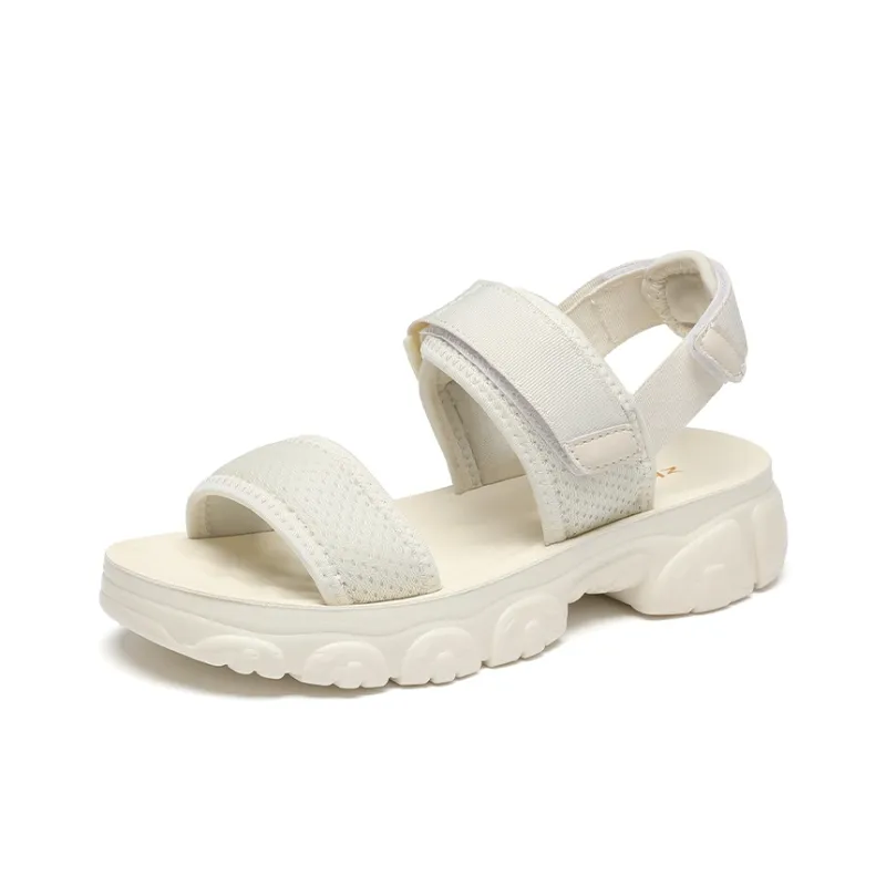 ZHR One Strap Sandals Women's Beige-1