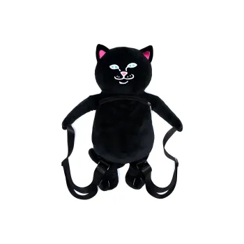RIPNDIP Plush Backpack Women's Black