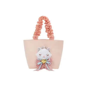 Disney Polyester Tote Bag, Shopping Bag, Handbag Women's Pink