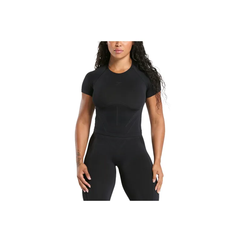 GYMSHARK Regular T Shirt Women's Black-0