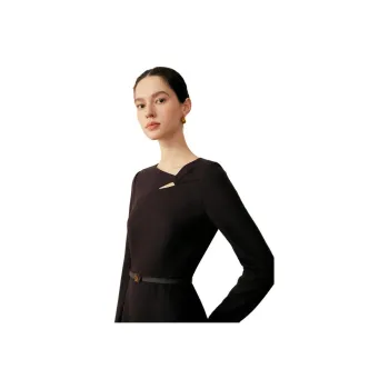 Yiner Long Sleeved Dress Women's