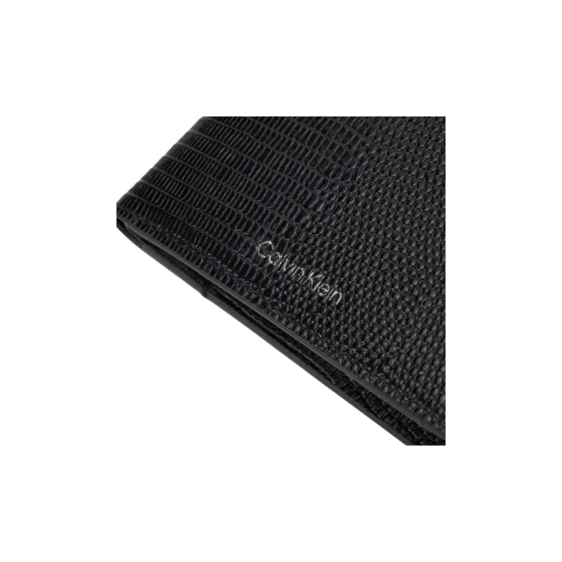 CALVIN KLEIN Cow Leather Wallet Men's Space Black-3