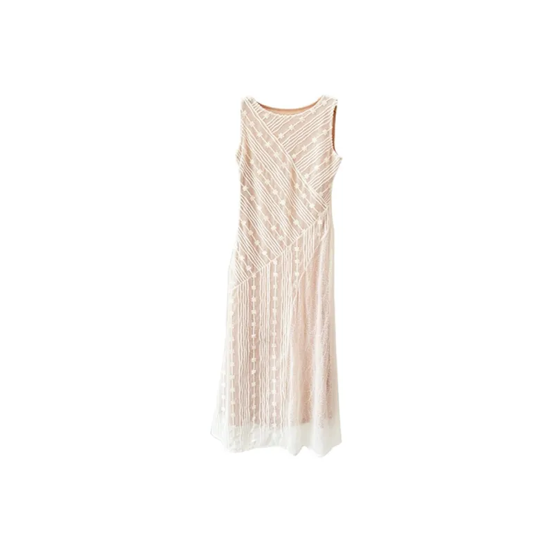 PAZZO Sleeveless Dresses Women's Ecru-0