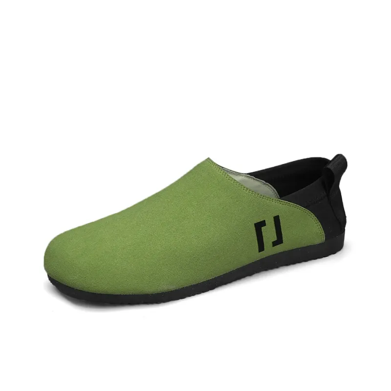 Dao Tu Sen Men's Casual Shoes Men Low Top Grass Green Jasper Black Khaki-1