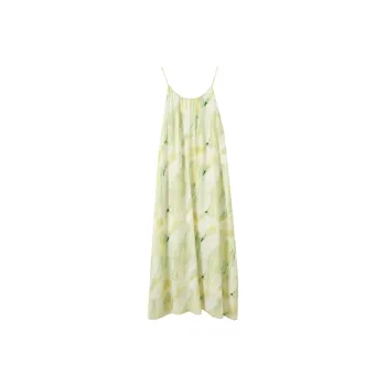 3COLOUR Slip Dresses Women's Pea Green Floral