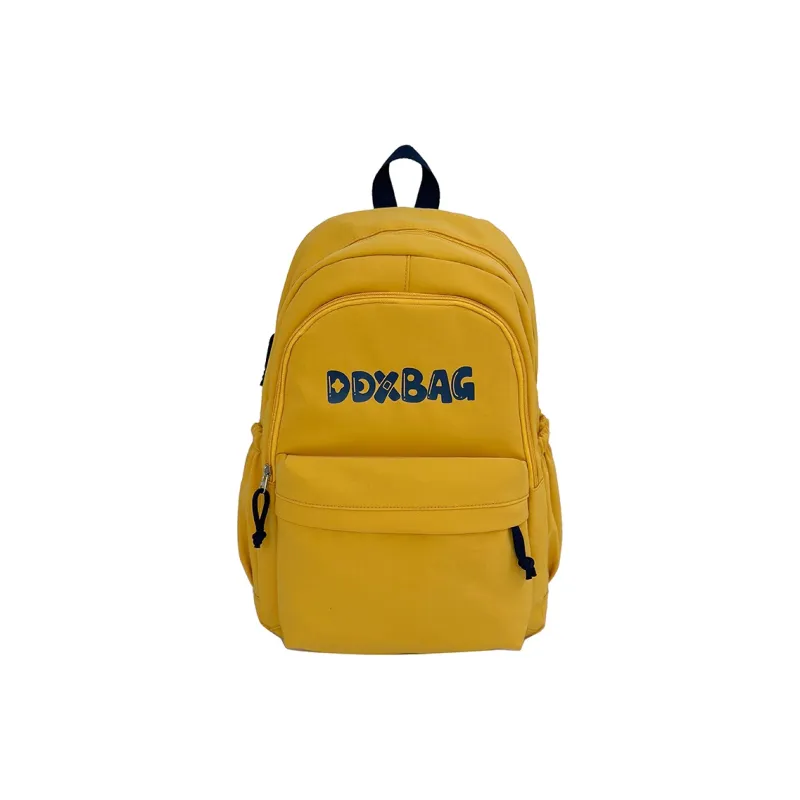 Meow In The Grass Polyester Backpack Unisex Red/Black/Yellow/Dark Blue-12
