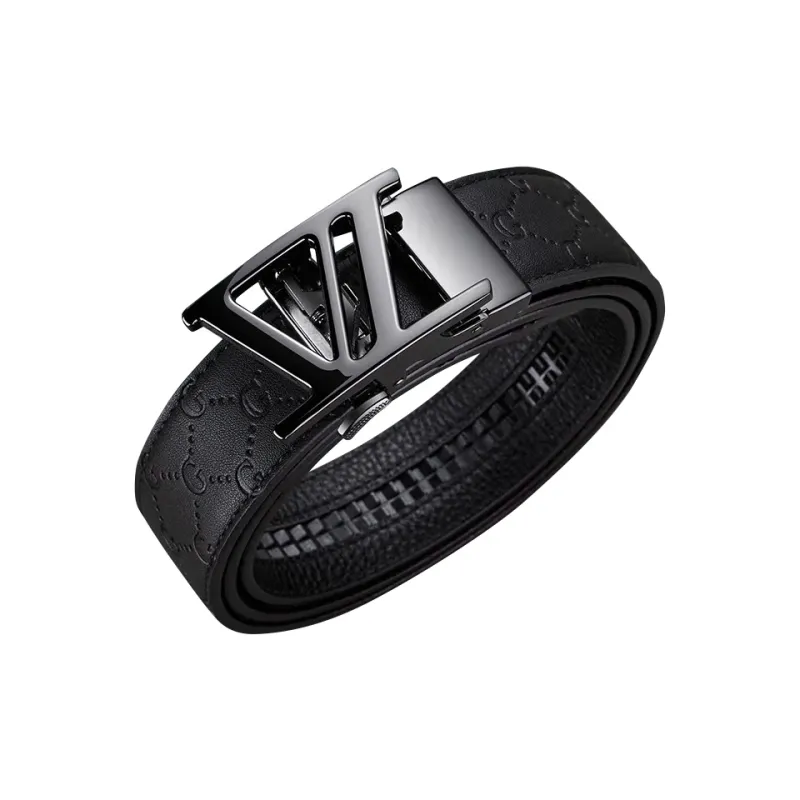 ROBINHOOD Top Grain Leather Belts Men's 3.5cm-0