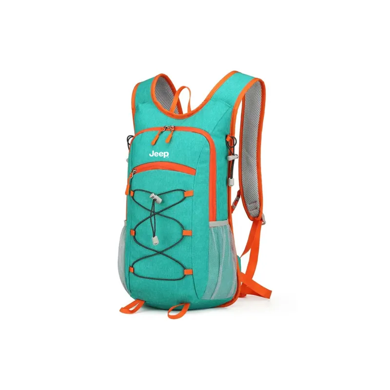 Jeep Oxford Backpack Regular Unisex Lake Green/Dark Blue/Black/Light Gray-1