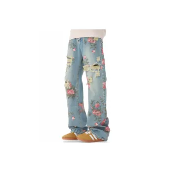 TH FABRICATE Jeans Women's Blue Ripped