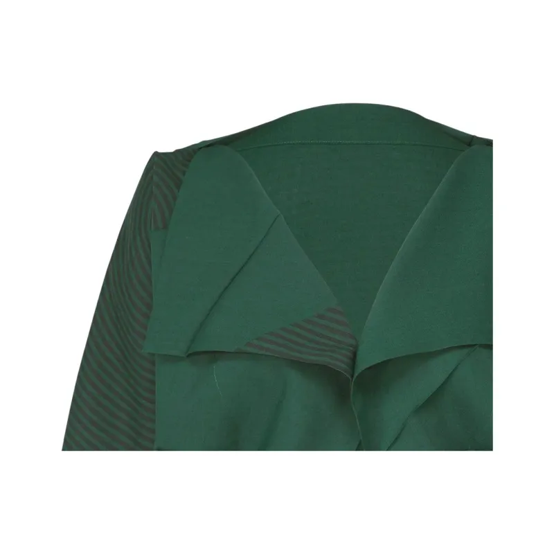ISSEY MIYAKE SS25 Jackets & Coats Women's Emerald Green-1