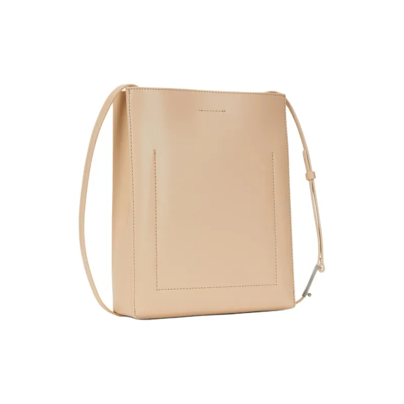 CALVIN KLEIN Leather Crossbody Bag Women's Pink-0