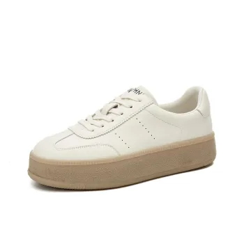 DAPHNE Breathable Low Top Skateboard Shoes Women's Ecru