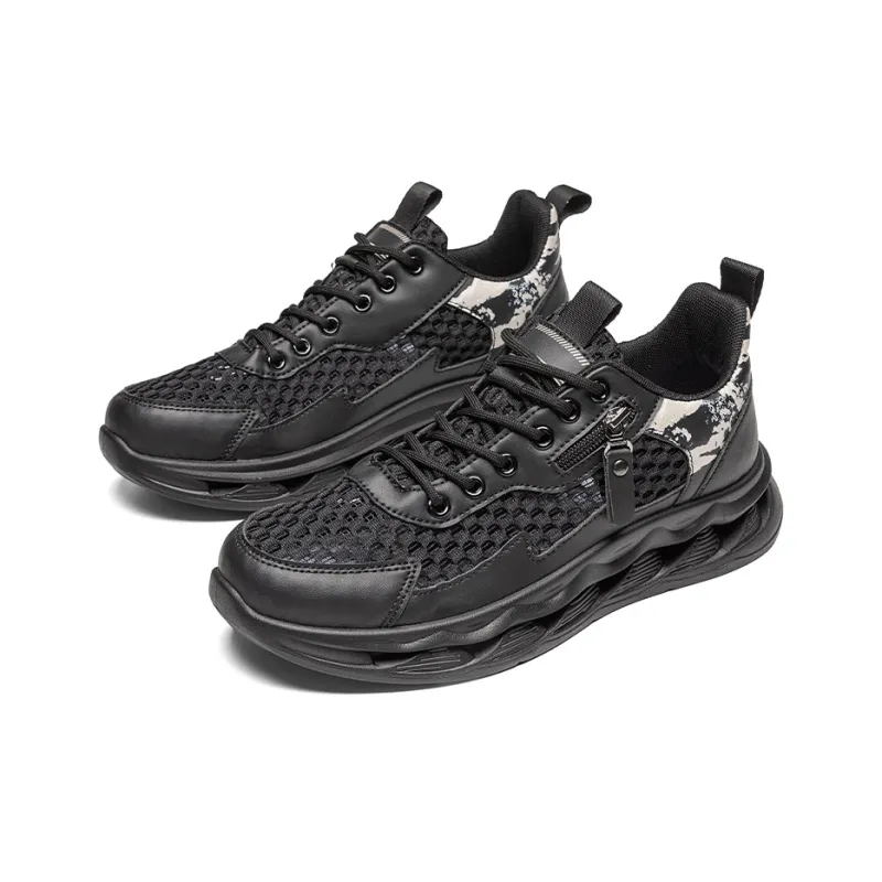 SUPEREDGE Anti Slip Wear Resistant Low Top Casual Shoes Men's-1
