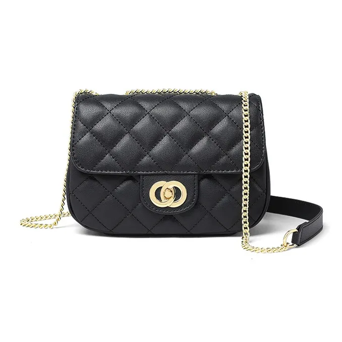 CNNCOO Cow Leather Crossbody Bag, Shoulder Bag Regular Women's Black-5