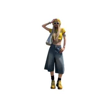 The New Age Family Denim Shorts Women's