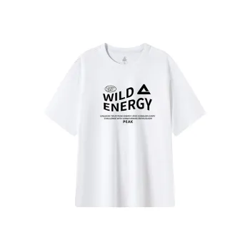 PEAK T Shirts Unisex White
