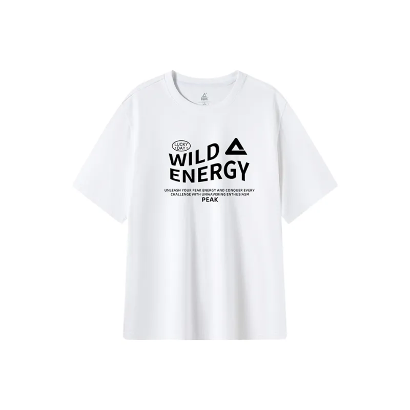 PEAK T Shirts Unisex White-0