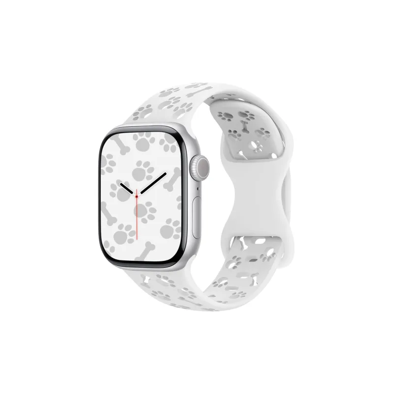 KVZUVUU Apple Compatibility Watch Band Silicone Material-1