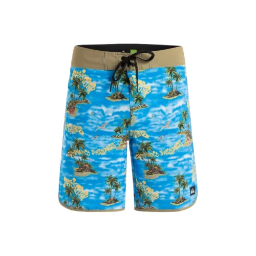 drape Swimming Shorts Men's Blue