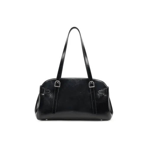 JONBAG Synthetic Leather Shoulder Bag Regular Women's Black