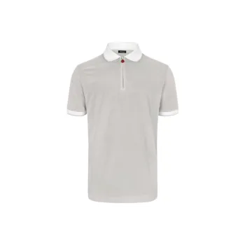 KITON Polo Shirt Men's Light Gray