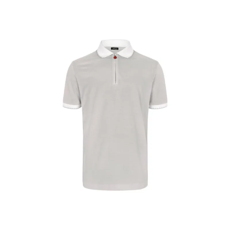 KITON Polo Shirt Men's Light Gray-0