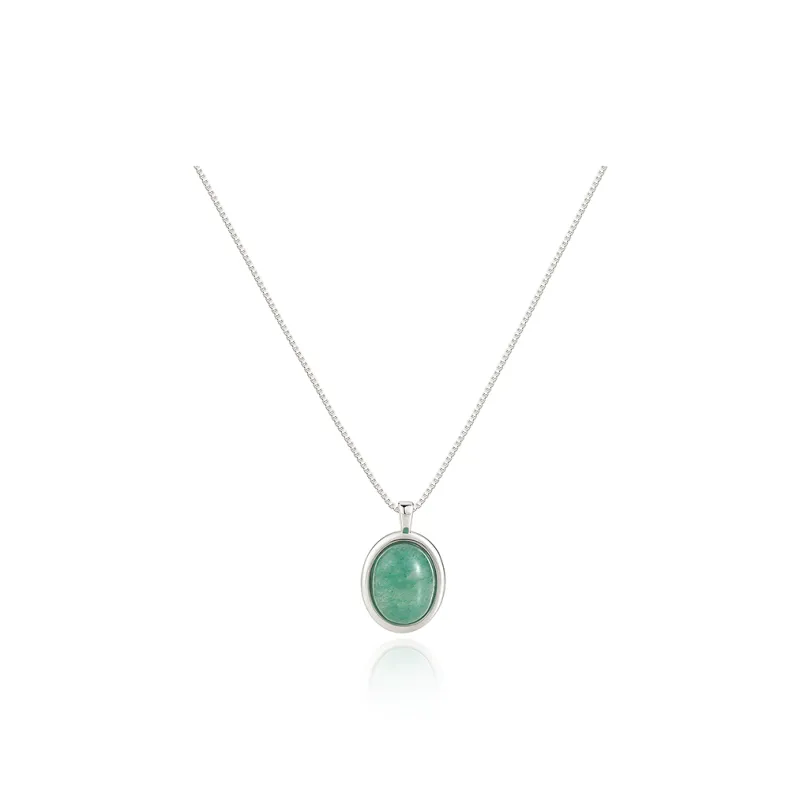 AJIDOU S925 Silver Necklaces Women's-9