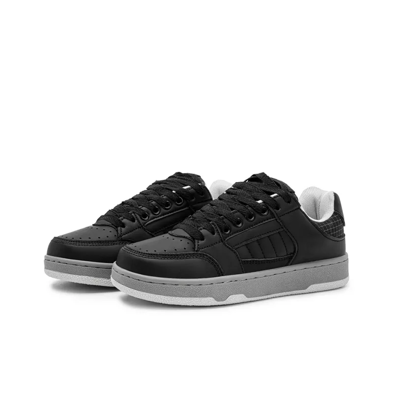 N6K8 Anti Slip Wear Resistant Low Top Skateboard Shoes Unisex-12