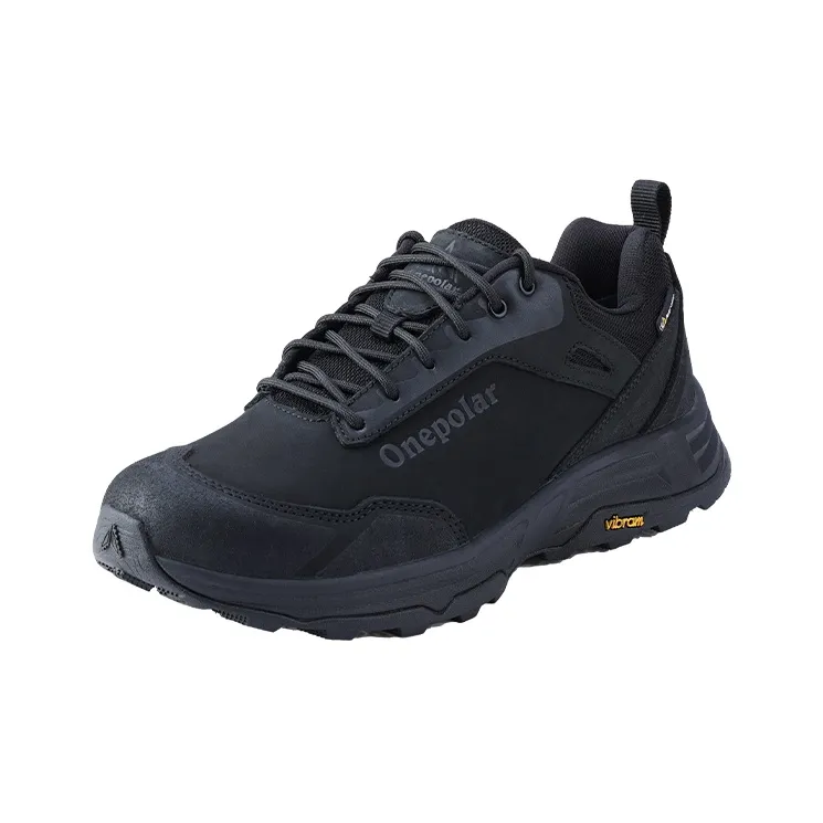 Onepolar Cushioned Anti-Slip Wear-Resistant Waterproof Breathable Lightweight Low-Top Outdoor Shoes Unisex Asphalt Gray-7