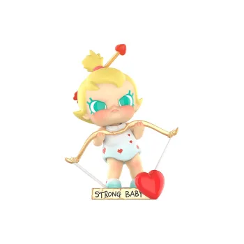 POP MART Baby Molly Chibi Figurine Trendy Hang Tag Box