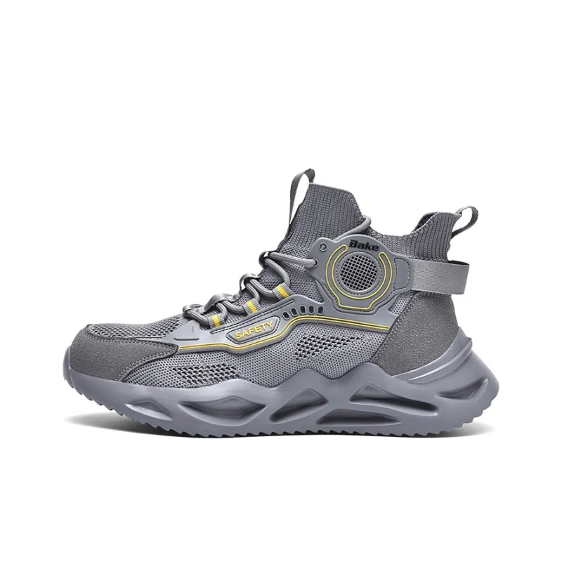 BAKE Breathable And Lightweight High Top Casual Shoes Unisex-10