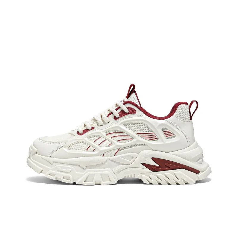 Colorful Creations Slip Resistant, Breathable, Lightweight, Height Increasing Low Top Chunky Sneakers Men's Box-1