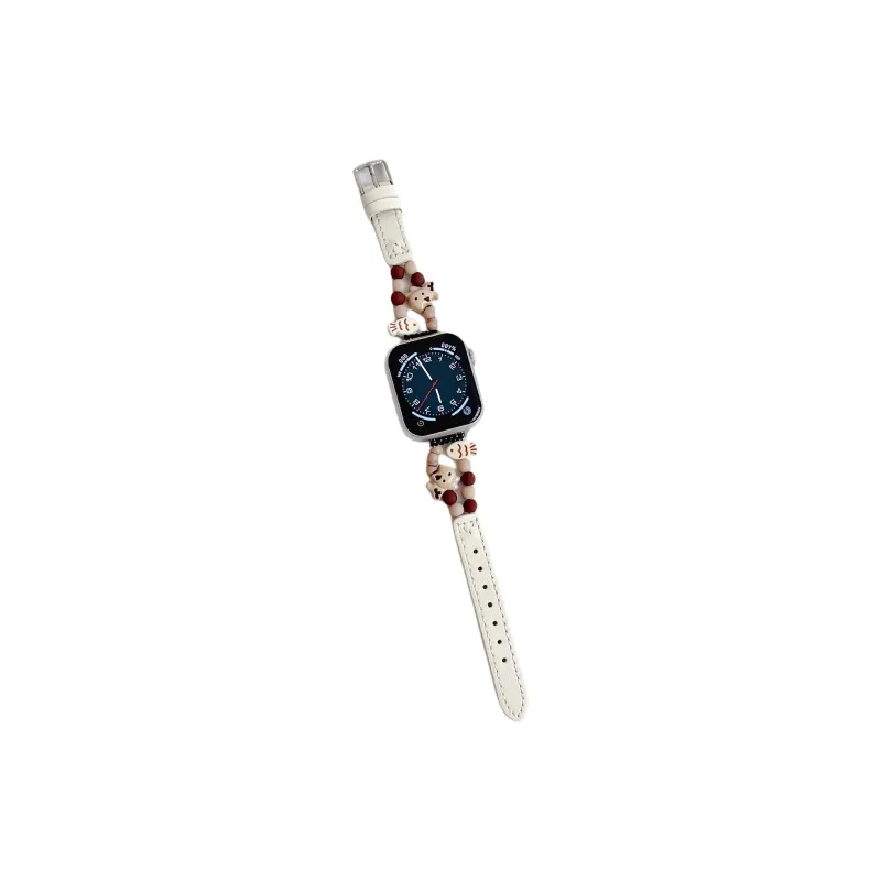PULAISI Apple Compatibility Watch Band 160mm Genuine Leather Material-6