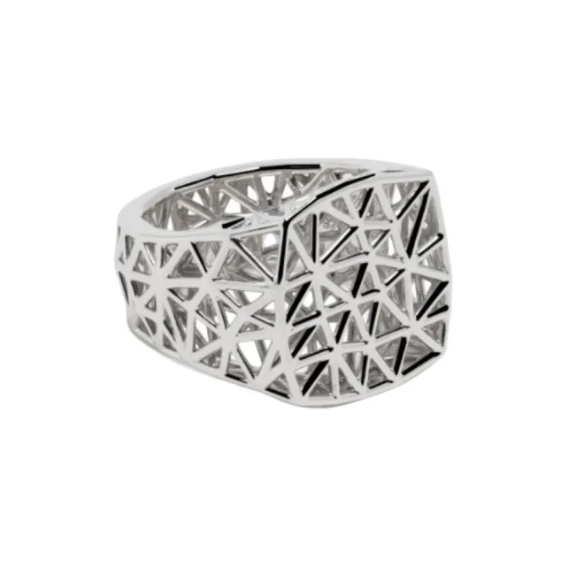 TOM WOOD Braided Geometric Ring-0