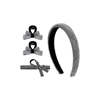 ROYALSASA Faux Crystal Headbands Women's