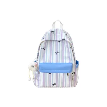 BAODIDAISHU Nylon Backpack Regular Women's Purple/Yellow/Orange/Blue
