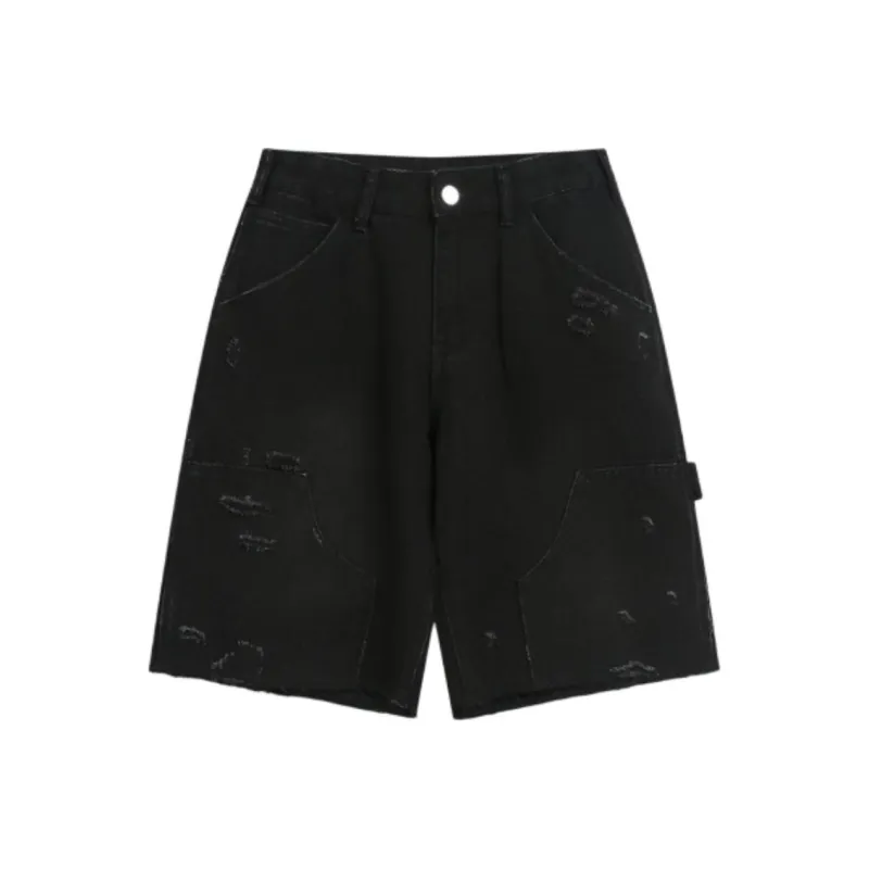BENGEN Denim Shorts Unisex-6