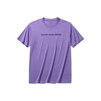 Anta Basketball Collection Irving Collection T Shirt Unisex Bellflower Purple