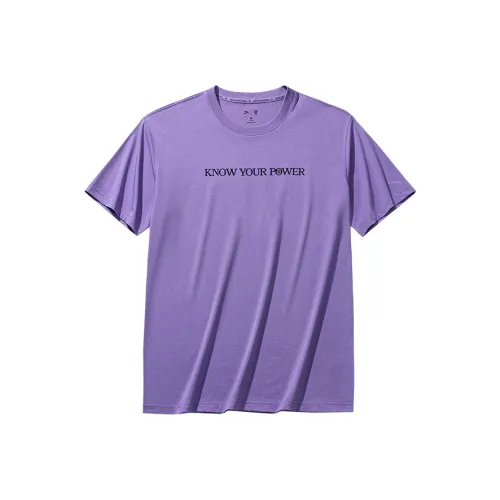 Anta Basketball Collection Irving Collection T Shirt Unisex Bellflower Purple