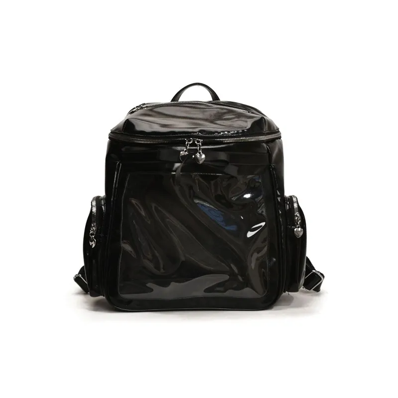 Morellybear PU Backpack Women's Multicolor-14