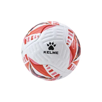 KELME Size 5 Ball Soccer PU Unisex White Red