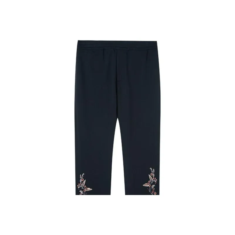 Alexander McQueen Knitted Sweatpants Men Black-2