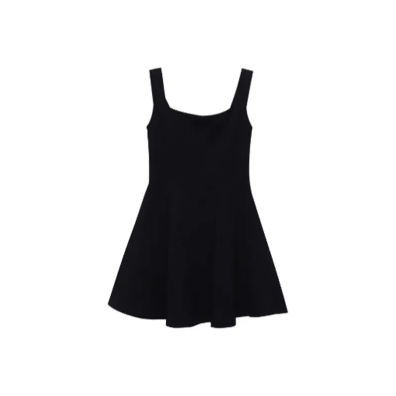 CHARM PICK Slip Dresses Women's Black-0