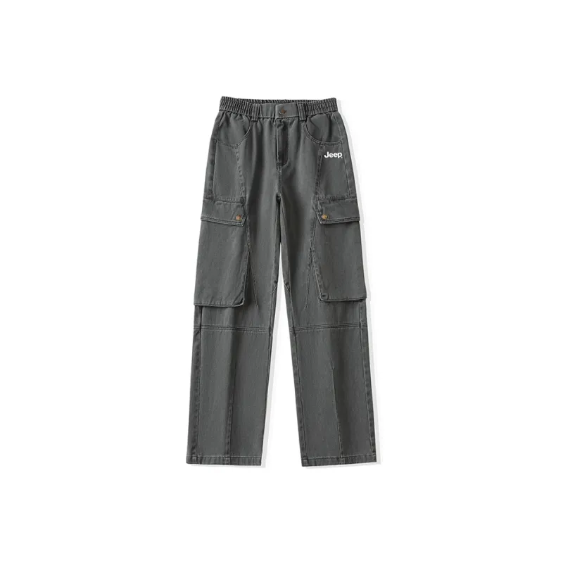 Jeep Outdoor Casual Pants Unisex Gray-0