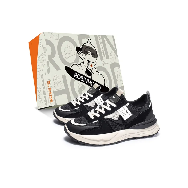 ROBINHOOD Slip Resistant, Abrasion Resistant, Breathable, Lightweight Low Top Casual Shoes Men's Box Included-0